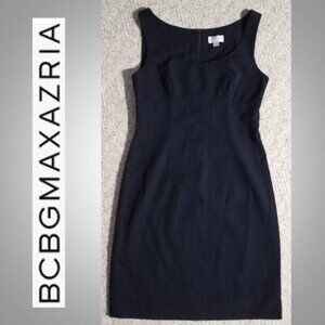 BCBG Maxazria navy blue dress size 4     READ LISITNG!!